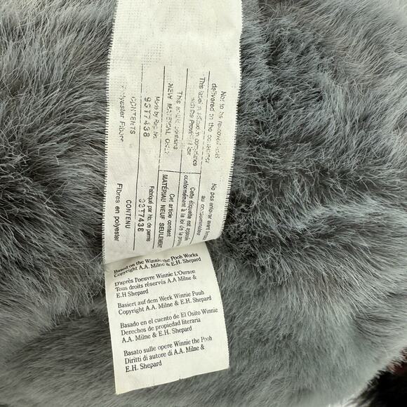 The Walt Disney Company Eeyore Large 15” Seated Stuffed Animal Vintage Plush EUC - Picture 8 of 11